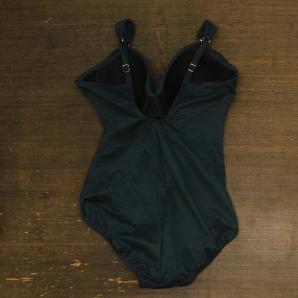 NEW Miraclesuit Dazzle Siren Tummy Control Underwire One Piece Nova Green 12 - Picture 3 of 6